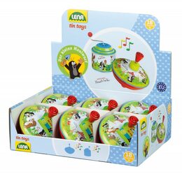 Káča točící Krtek plast 13cm 6ks v boxu 18m+