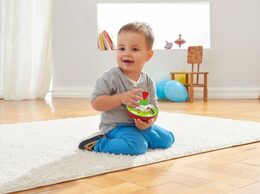 Káča točící Krtek plast 13cm 6ks v boxu 18m+