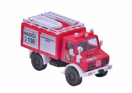 Stavebnice Monti 16 Fire Brigade Mercedes Unimog 1:48 v krabici 22x15x6cm