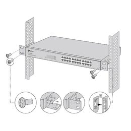 Plech TP-Link RackMount Kit-13 montážní pro switch do rozvaděče, dlouhý