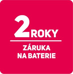 ZÁRUKA 2 ROKY NA BATERII