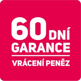 60 DNÍ GARANCE VRÁCENÍ PENĚZ