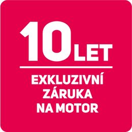 EXKLUZIVNÍ ZÁRUKA 10 LET NA MOTOR