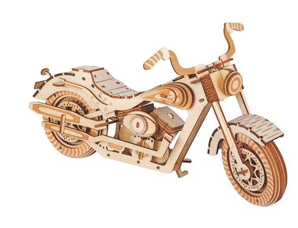 Woodcraft Dřevěné 3D puzzle Motocykl HD 1