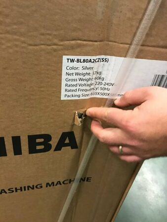 Toshiba TW-BL70A2CZ(SS) pračka, POŠKOZENÝ OBAL