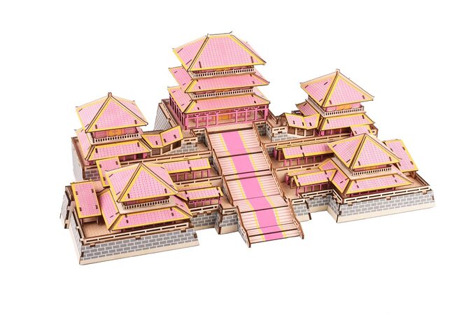 Woodcraft Dřevěné 3D puzzle Epang palace