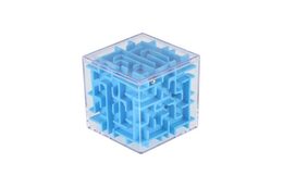 Hlavolam kostka plast 5x5cm 4 barvy na kartě