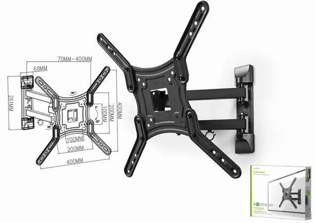 Nedis TVWM1530BK držák TV 23"-55" natáčecí
