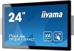 Dotykový monitor IIYAMA ProLite TF2415MC-B2, 23,8" kioskový VA LED, PCAP, 16ms, 315cd/m2, USB, VGA/HDMI/DP, černý
