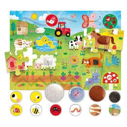 Hra Headu Montessori hmatové puzzle
