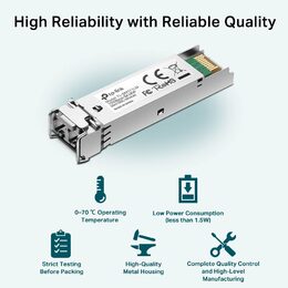 SFP modul TP-Link TL-SM311LM 1Gbps modul 550m, MM/LC MiniGBIC modul