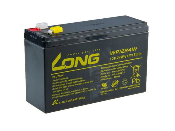 Baterie Avacom Long 12V 6Ah olověný akumulátor HighRate F2 (WP1224W)