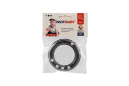 Chrastítko kroužek plast 8cm černobílé v sáčku 0+