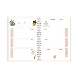 Diář kroužkový_Můj šťastný rok_Botanical_CZ