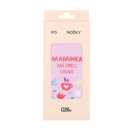Ponožky_maminka má dnes volno vel. 39-42