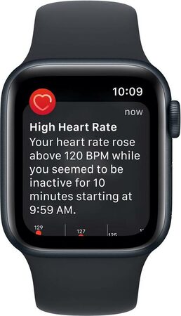 Hodinky Apple Watch SE GPS, 40mm Midnight Aluminium Case with Midnight Sport Band - Regular - Rozbaleno