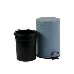 KELA Kosmetický koš Monaco kov modrá 3l KL-24290