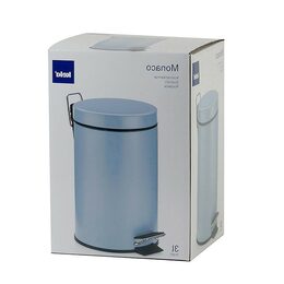 KELA Kosmetický koš Monaco kov modrá 3l KL-24290