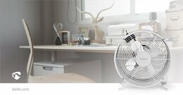 Ventilátor Nedis stolní FNCL10WT20 bílý