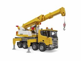 Bruder Nákladní auto Scania s jeřábem Liebherr - poškozený obal
