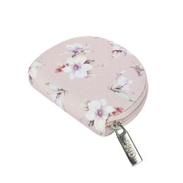 Mini peněženka - Růžová květina