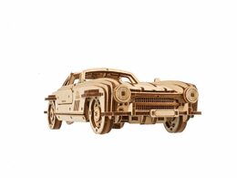 Ugears 3D dřevěné mechanické puzzle Auto Winged Sports Coupe