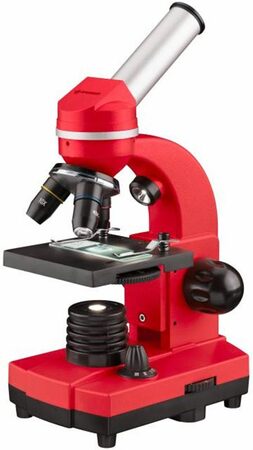 Bresser Junior Student Biolux SEL Microscope, red