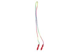 Švihadlo duhové s plastovou rukojetí 210cm 2 barvy v blistru 17x30cm