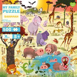 Magellan Rodinné puzzle Savana 500 dílků