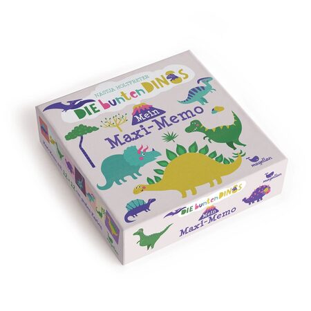Magellan Velké pexeso Dinosauři, 16 dílků, 12x12 cm