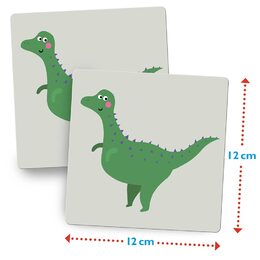 Magellan Velké pexeso Dinosauři, 16 dílků, 12x12 cm