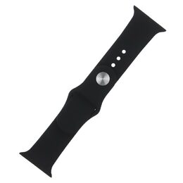 Silikonový řemínek S/M pro Apple Watch 38/40/41 mm černý