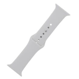 Silikonový řemínek S/M pro Apple Watch 38/40/41 mm šedý