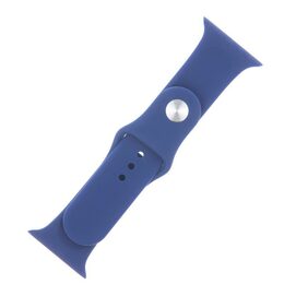 Silikonový řemínek M/L pro Apple Watch 42/44/45 mm modrý