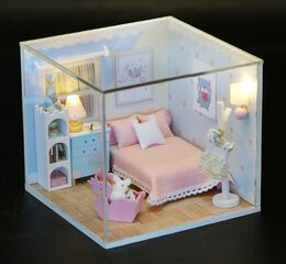 Dvěděti miniatura domečku Pokoj snů
