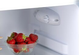 Retro lednice s mrazákem nahoře - tyrkysová - DOMO DO91705R, Objem chladničky: 1