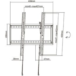 SHO 5400 POLOH. DRŽÁK TV 32"-70" STELL