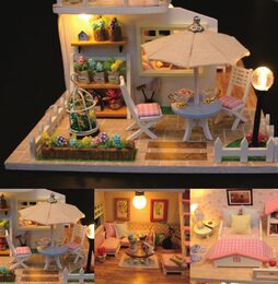 2Kids Toys miniatura domečku Růžový dům