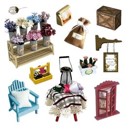 2Kids Toys miniatura domečku Pokoj květinového odpočinku
