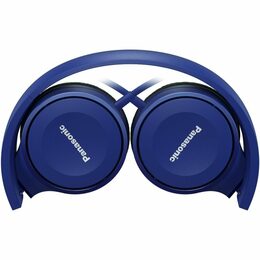 Panasonic RP-HF100E-A, drátové sluchátka, přes hlavu, skládací, 3,5mm jack, kabel 1,2m, modrá