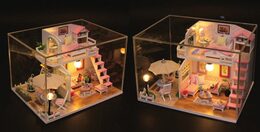 2Kids Toys miniatura domečku Růžový dům