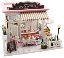 Dvěděti miniatura domečku Čokoládovna