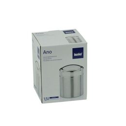 KELA Kosmetický koš ANO 1,5L nerez stříbrný KL-21381