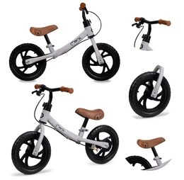 Odrážedlo MoMi BREKI s brzdou šedé