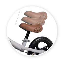 Odrážedlo MoMi BREKI s brzdou šedé