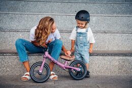 Odrážedlo MoMi BREKI s brzdou šedé