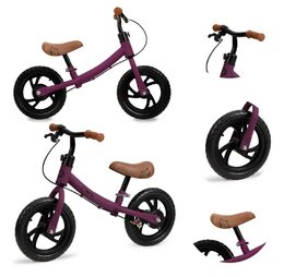 Odrážedlo MoMi BREKI s brzdou fialové