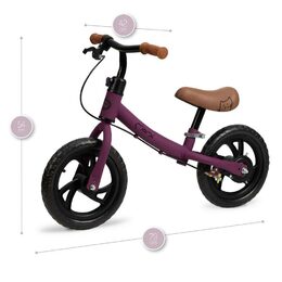 Odrážedlo MoMi BREKI s brzdou fialové