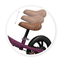 Odrážedlo MoMi BREKI s brzdou fialové