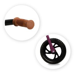 Odrážedlo MoMi BREKI s brzdou fialové